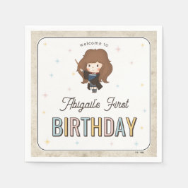 Guardanapo De Papel Harry Potter Chibi Hermione Mago Aniversário
