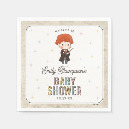 Guardanapo De Papel Harry Potter Chibi Ron Weasley Mágico Chá de Bebê