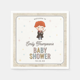 Guardanapo De Papel Harry Potter Chibi Ron Weasley Mágico Chá de Bebê