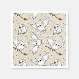 Guardanapo De Papel Harry Potter | Hedwig Pattern - Baby Shower