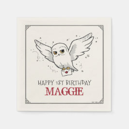 Guardanapo De Papel Harry Potter | Hedwig Special Delivery Birthday