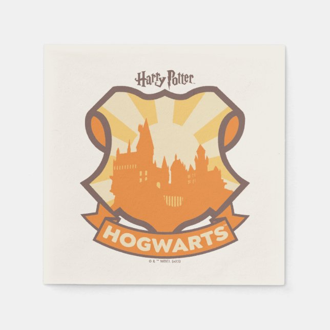 Guardanapo De Papel HARRY POTTER™ | Verão Magic HOGWARTS™ Crest (Frente)