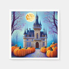 Guardanapo De Papel Harvest Moon Pumpkin Castle Paper