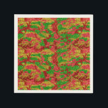 Guardanapo De Papel Haus Do Padrão Xmas Dourado De Camo<br><div class="desc">Veja o Haus do Camo Christmas Stocking Collections para as ideias mais radicais de presentes.</div>