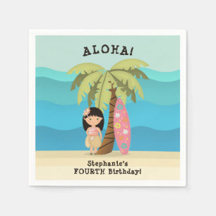 Guardanapo De Papel Havaiana Surfer Girl