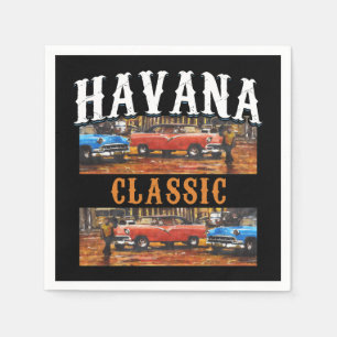 Guardanapo De Papel Havana Classic - Arte Carro vintage Cubana