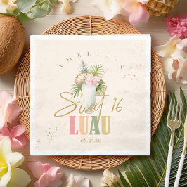 Guardanapo De Papel Hawaiian Luau Sweet Sessenta ID1092