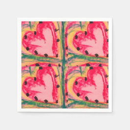 Guardanapo De Papel Hearts d'amour