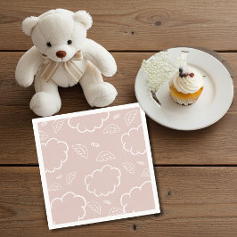 Guardanapo De Papel Heavenly Angel Halo Cloud Pink Napkins