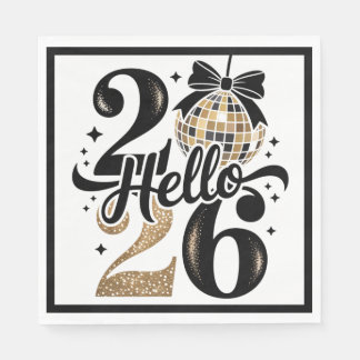 Guardanapo De Papel Hello 2026 New Year
