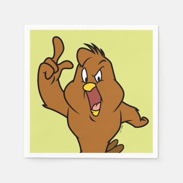 Guardanapo De Papel Henery Hawk Yelling (Frente)