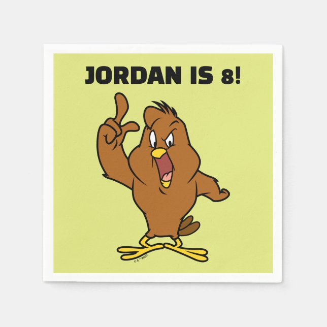 Guardanapo De Papel Henery Hawk Yelling (Frente)