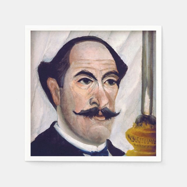 Guardanapo De Papel Henri Rousseau - Autorretrato (Frente)