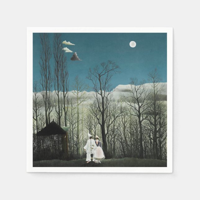 Guardanapo De Papel Henri Rousseau - Noite do Carnaval (Frente)