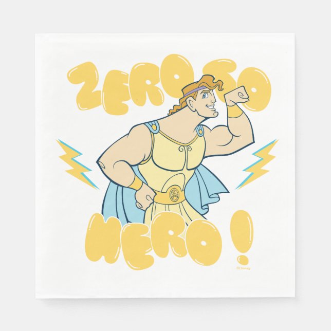 Guardanapo De Papel Hercules - Zero to Hero Napkins (Frente)