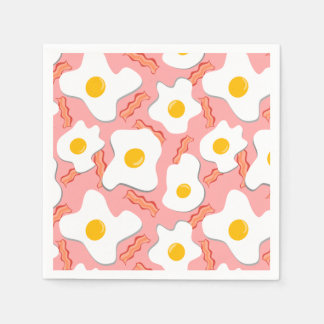 Guardanapo De Papel Herói, Ovos E Lado De Bacon