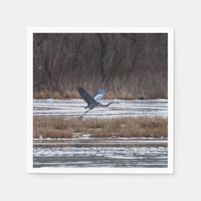 Guardanapo De Papel Heron decola (Frente)