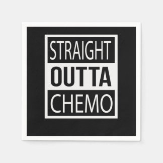 Guardanapo De Papel Hetero Outta Chemo Engraçado Cancer de Batalha
