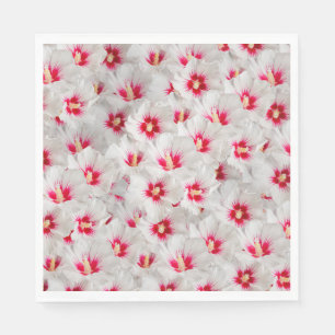 Guardanapo De Papel Hibiscus - Padrão Chinês de Flor Rosa