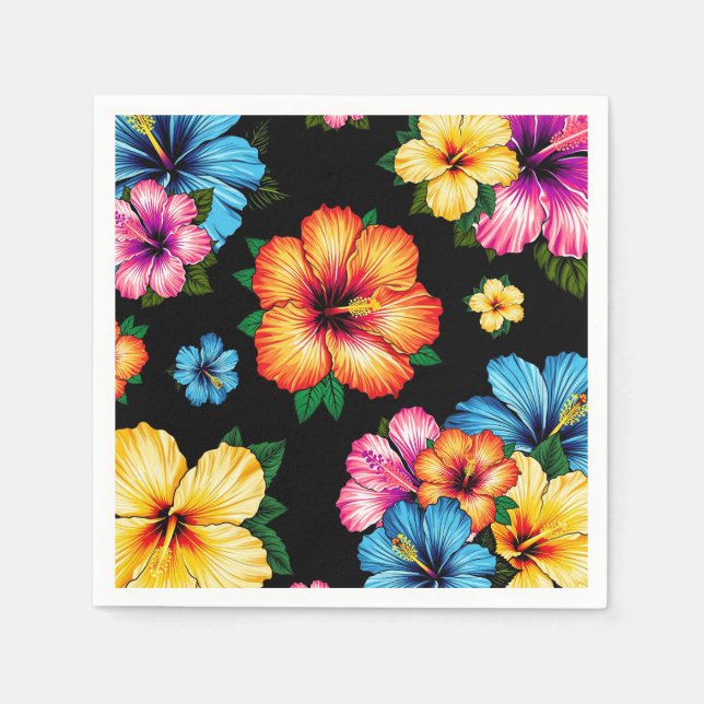 Guardanapo De Papel Hibiscus tropical (Frente)
