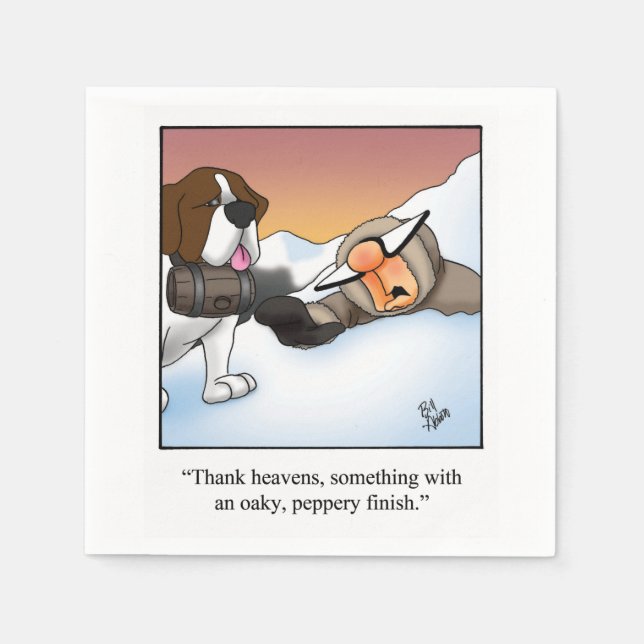 Guardanapo De Papel Hilariant Wine Humor Cocktail Napkins (Frente)