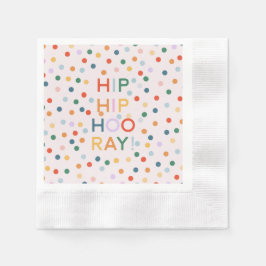 Guardanapo De Papel Hip Hip Hooray Festa de aniversário Congrats