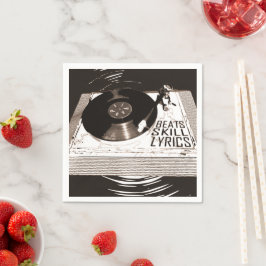 GUARDANAPO DE PAPEL HIP HOP BEATS SKILL LYRICS ATIVÁVEL