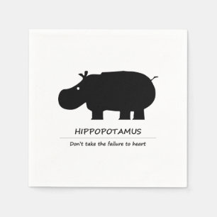 Guardanapo De Papel Hippopotamus