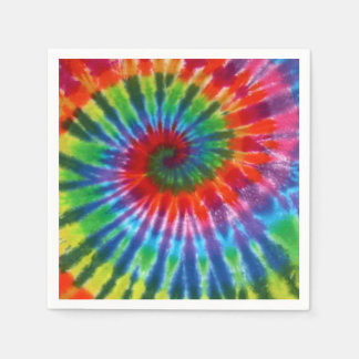 Guardanapo De Papel Hippy Peace Retro 60s Tie Dye