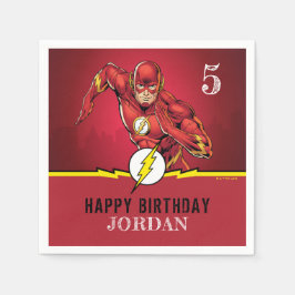 Guardanapo De Papel HISTÓRIAS EM QUADRINHOS DC | Aniversário do Flash