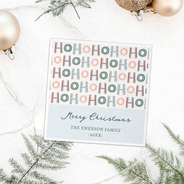 Guardanapo de Papel Ho Ho Ho (Ho Ho Ho Paper Napkin
)
