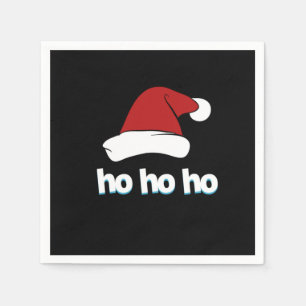 Guardanapo De Papel Ho Ho Papai Noel Hat Vibes de Natal