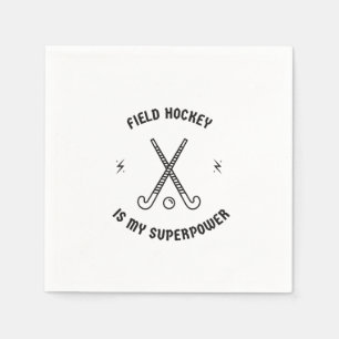 Guardanapo De Papel Hockey de campo é minha superpotência