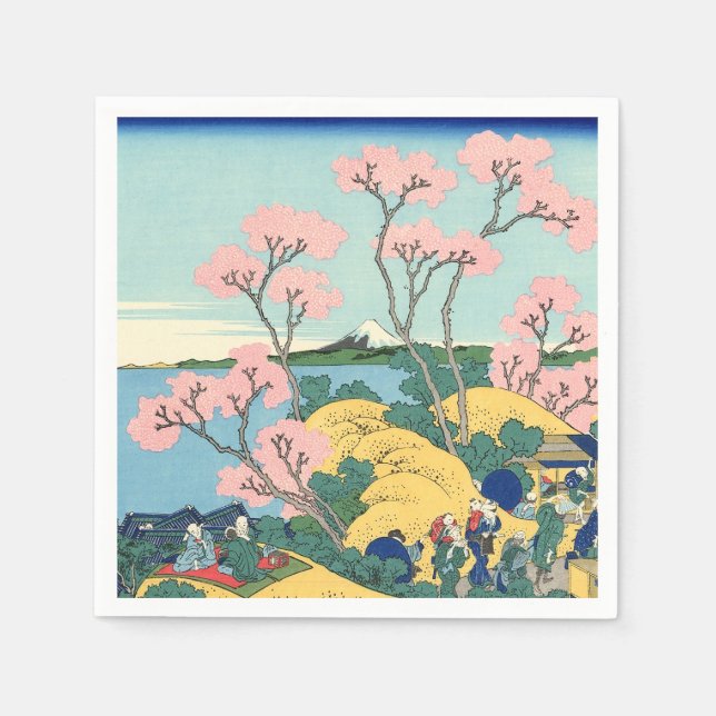 Guardanapo De Papel Hokusai Fuji de Gotenyama no Tōkaidō (Frente)