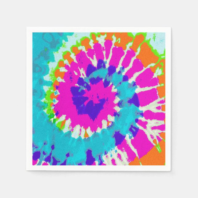 Guardanapo De Papel holiES - Estilo de Batik Espiral de Energia (Frente)