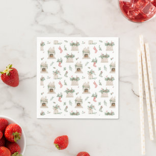 Guardanapo De Papel Holly Mantel Pattern