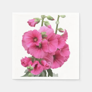 Guardanapo De Papel Hollyhocks