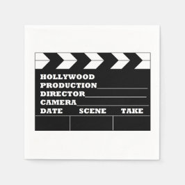 Guardanapo De Papel Hollywood Clapboard Napkins