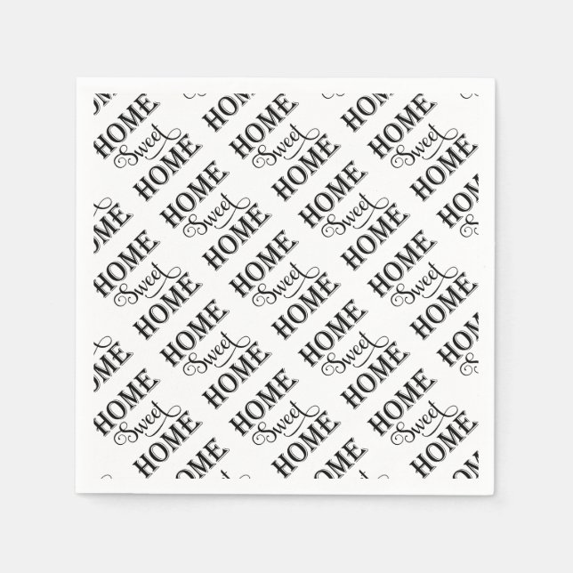 Guardanapo De Papel Home Sweet Home (Frente)