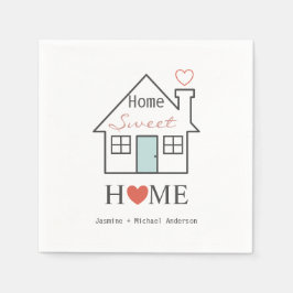 Guardanapo De Papel Home Sweet Home personalizado