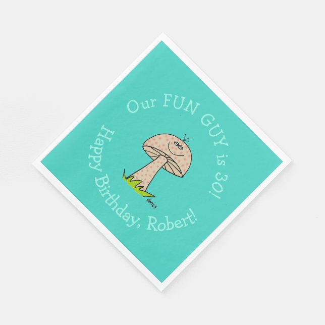 Guardanapo De Papel Homem Engraçado ou Papel de Festa de aniversário p (Quina)