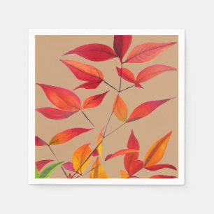 Guardanapo De Papel Homeware da arte da queda das folhas de outono
