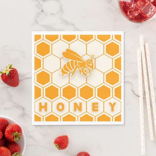 Guardanapo De Papel Honey Bee Napkins (Criador carregado)