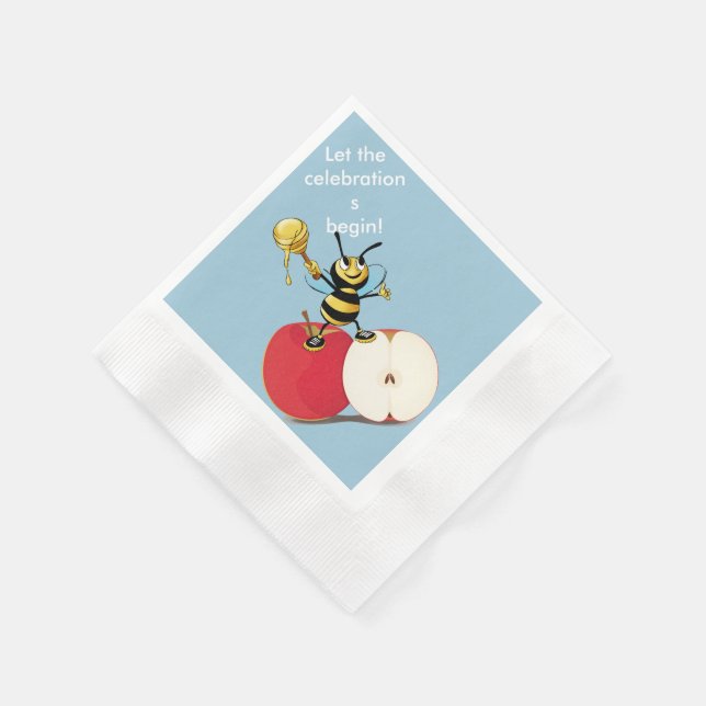 Guardanapo De Papel Honeybee Apple Rosh HaShana (Canto)