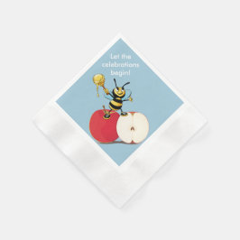 Guardanapo De Papel Honeybee Apple Rosh HaShana