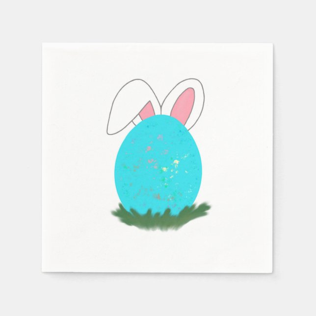 Guardanapo De Papel Hopping down the Bunny trail! (Frente)