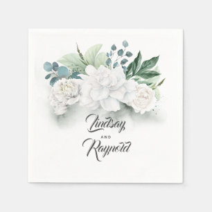 Guardanapo De Papel Hortaliças e casamento romântico das flores