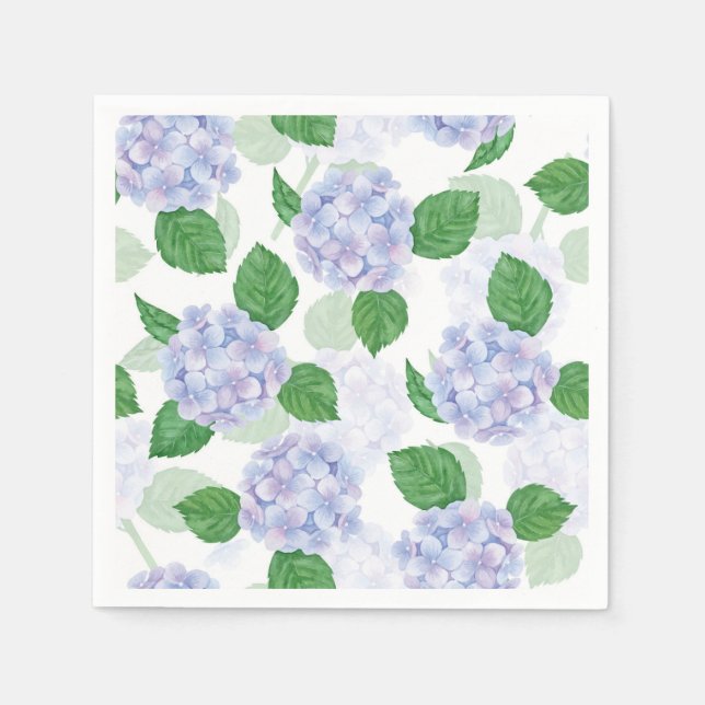 Guardanapo de Papel Hortênsia Azul, Suprimentos pa (Frente)