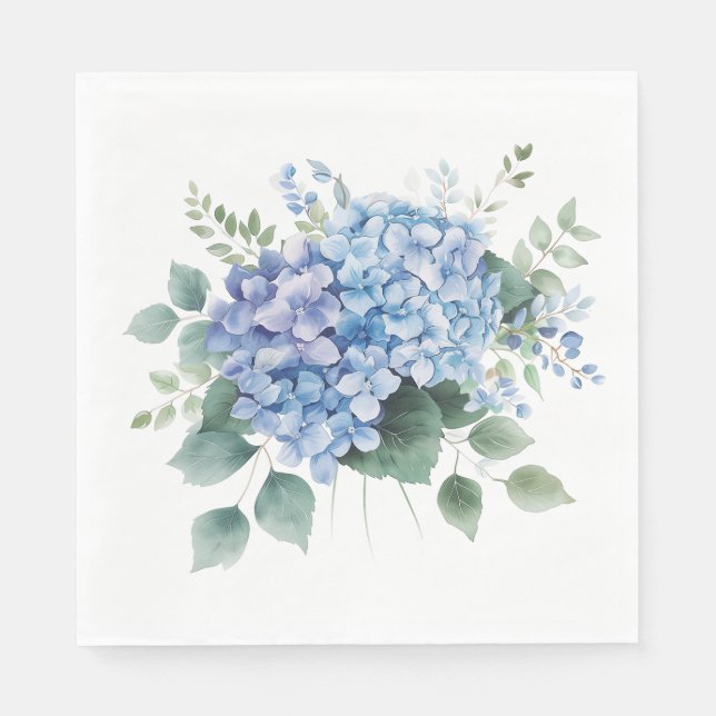 Guardanapo De Papel Hortênsia Floral (Frente)
