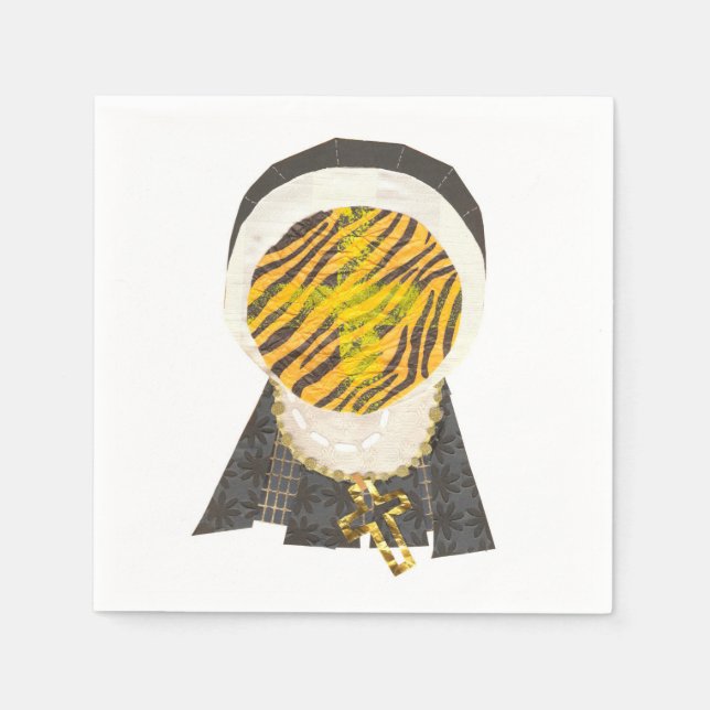 Guardanapo De Papel Hot Cross Bun Nun Napkins (Frente)